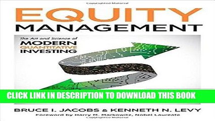 [PDF] FREE Equity Management: The Art and Science of Modern Quantitative Investing, Second Edition