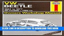 Best Seller Volkswagen Beetle 1200 1954-77 Owner s Workshop Manual (Service   Repair Manuals) Free