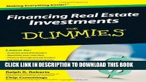 [PDF] Financing Real Estate Investments For Dummies Full Collection