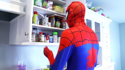 Spiderman vs Venom In Real Life Superhero Movie Spiderman goes black spiderman Pink SPIDERGIRL