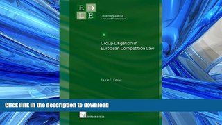 READ  Group Litigation in European Competition Law: A Law and Economics Perspective (European