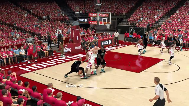 NBA 2K17 Dunk on James Hardin #dunkofthenight #facial #lit