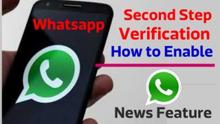 How To Enable Whatsapp 2 step Verification Security (New Feature )