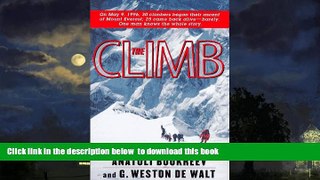 GET PDFbook  The Climb: Tragic Ambitions on Everest BOOOK ONLINE
