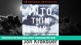 liberty book  Into Thin Air: A Personal Account of the Mt. Everest Disaster READ ONLINE