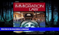 FAVORITE BOOK  By Constantinos Scaros - Learning About Immigration Law (West Legal Studies) (3Rev