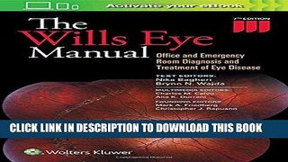 PDF The Wills Eye Manual: Office and Emergency Room Diagnosis and Treatment of Eye Disease Popular
