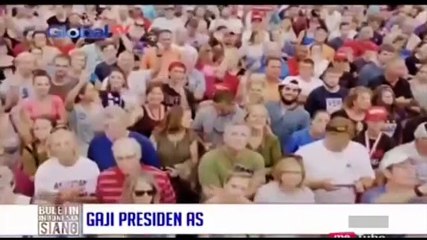 Donald Trump Tolak Terima Gaji Presiden