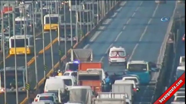 E-5 otoyolu Küçükçekmece Kavşağında kaza:1 ölü