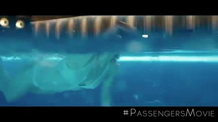 PASSENGERS Movie Clip - Gravity Pool (2016) Jennifer Lawrence_ Chris Pratt Sci-F