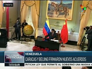 Venezuela y China suscriben acuerdos en materia energética