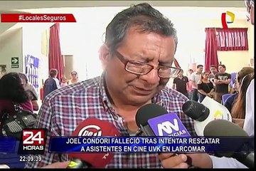 La heroica acción del trabajador de cine que murió en incendio en Larcomar