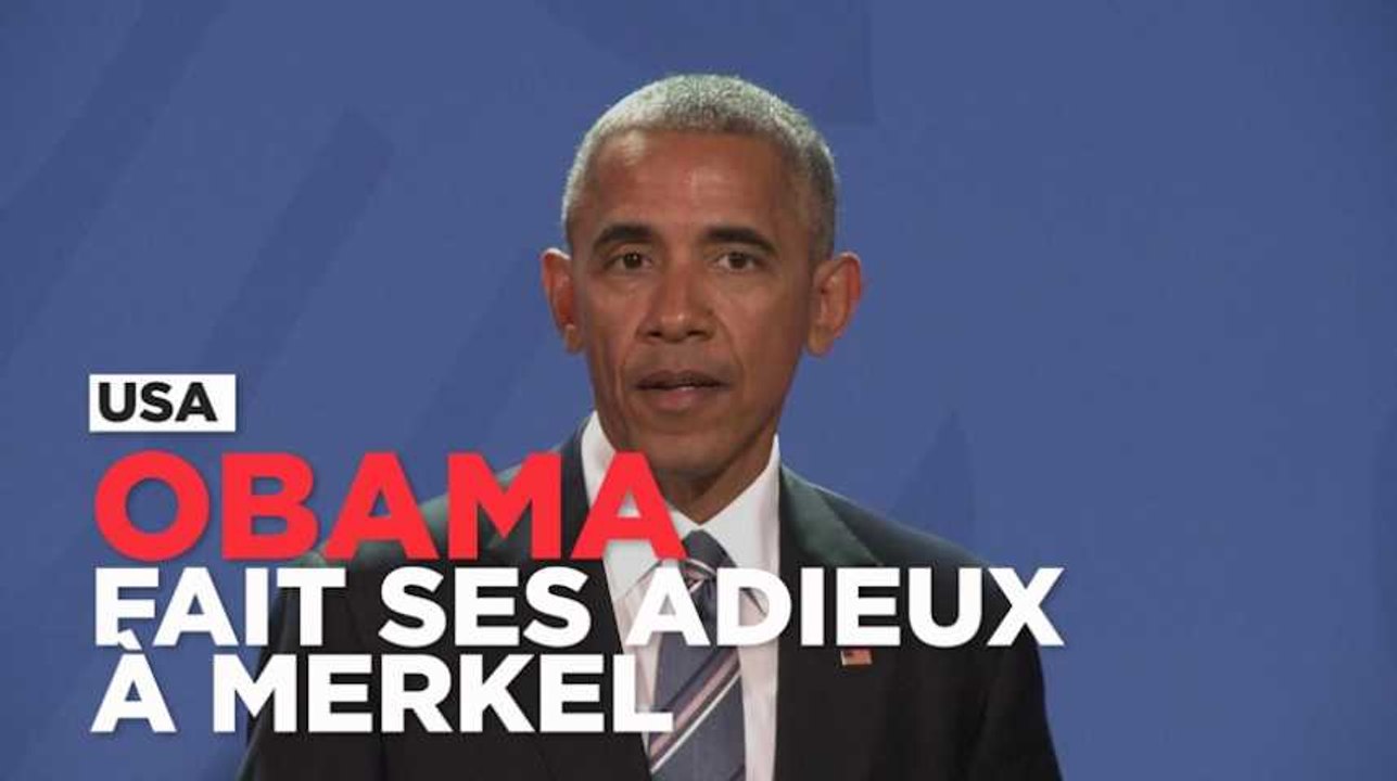 Obama : "Si j’étais allemand, je pourrais voter pour Angela Merkel"
