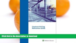 EBOOK ONLINE  Contract Pricing Reference Guide  GET PDF