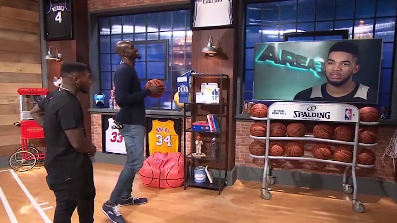 Kevin Garnett "Vu comment il bosse, je ne suis pas surpris par le niveau de Karl-Anthony Towns"