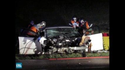 Accident sur la RD671 : deux hommes en urgence absolue