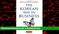 liberty book  The Korean Way In Business: Understanding and Dealing with the South Koreans in