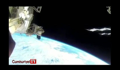 Birden görüntüye girdi, NASA yayını kesti
