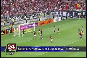 Paolo Guerrero es nominado al mejor delantero de América