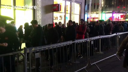 Hundreds queue for opening of world's biggest Lego store