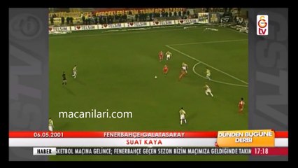 [HD] 06.05.2001 - 2000-2001 Turkish 1st League Matchday 31 Fenerbahçe 2-1 Galatasaray (Only Suay Kaya's Goal)