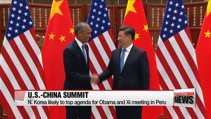 N. Korea likely to top agenda for Obama and Xi meeting in Peru