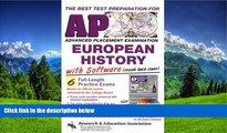 Read AP European History w/ CD-ROM (REA) - The Best Test Prep for the AP Exam (Advanced Placement