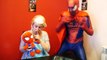 Frozen Queen vs Joker Police Man vs Spiderman! w/ Superman Baby Spider Snake Joker & Funny Superhero