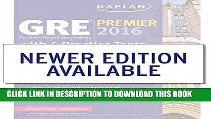[PDF] FREE GRE Premier 2016 with 6 Practice Tests: Book + Online + DVD + Mobile [Download] Online
