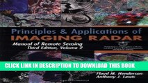 Best Seller Principles and Applications of Imaging Radar (Manual of Remote Sensing, Volume 2) Free