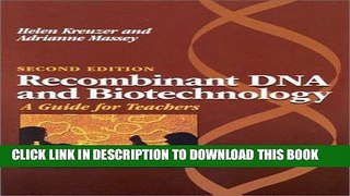 Ebook Recombinant DNA and Biotechnology: A Guide for Teachers Free Read