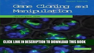 Ebook Gene Cloning and Manipulation Free Download