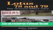Best Seller Lotus 78 and 79: The Ground Effect Cars Free Read