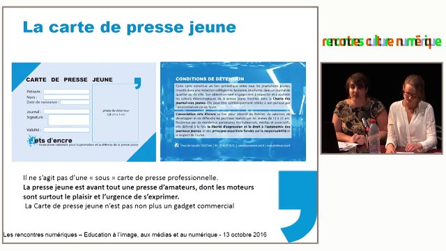Rencontre Education à l'image, aux médias et au numérique : Jets d'encre