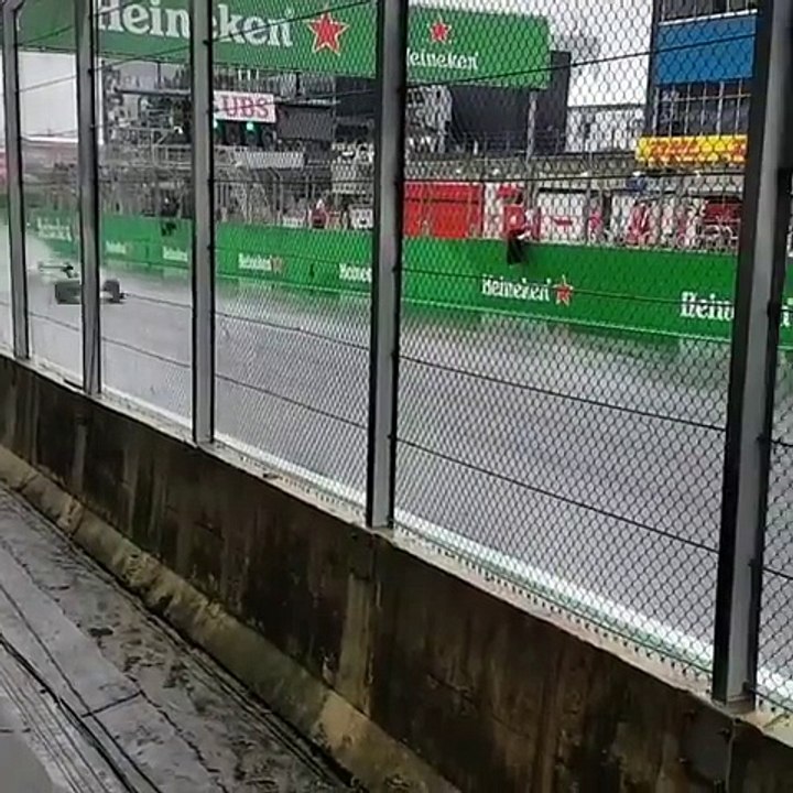 Le crash de Kimi Raikkonen au volant de sa Ferrari