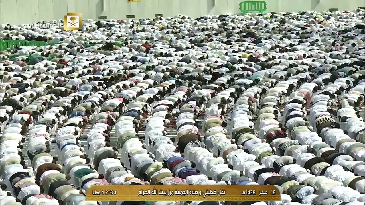 صلاة الجمعة || الشيخ فيصل غزاوي || 18 صفر 1438هـ من الحرم المكي | HD