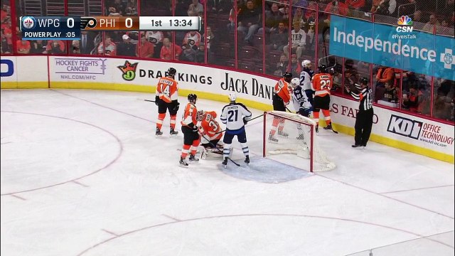 Winnipeg Jets vs Philadelphia Flyers | NHL | 17-NOV-2016