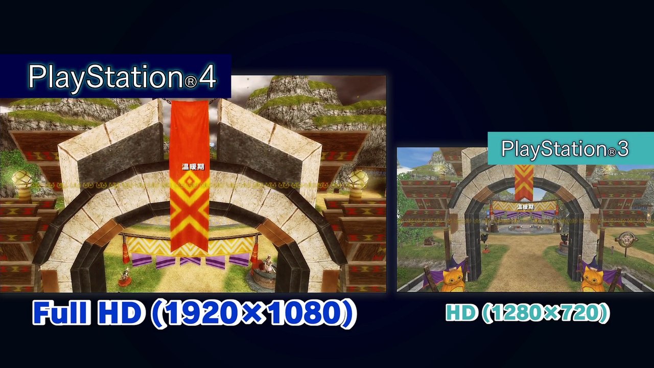 Monster Hunter Frontier Z - Comparatif PS3 / PS4