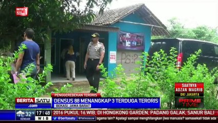 3 Terduga Teroris Diringkus di Bekasi