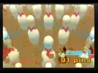 Wii Sports: Automatic 91pin strike.