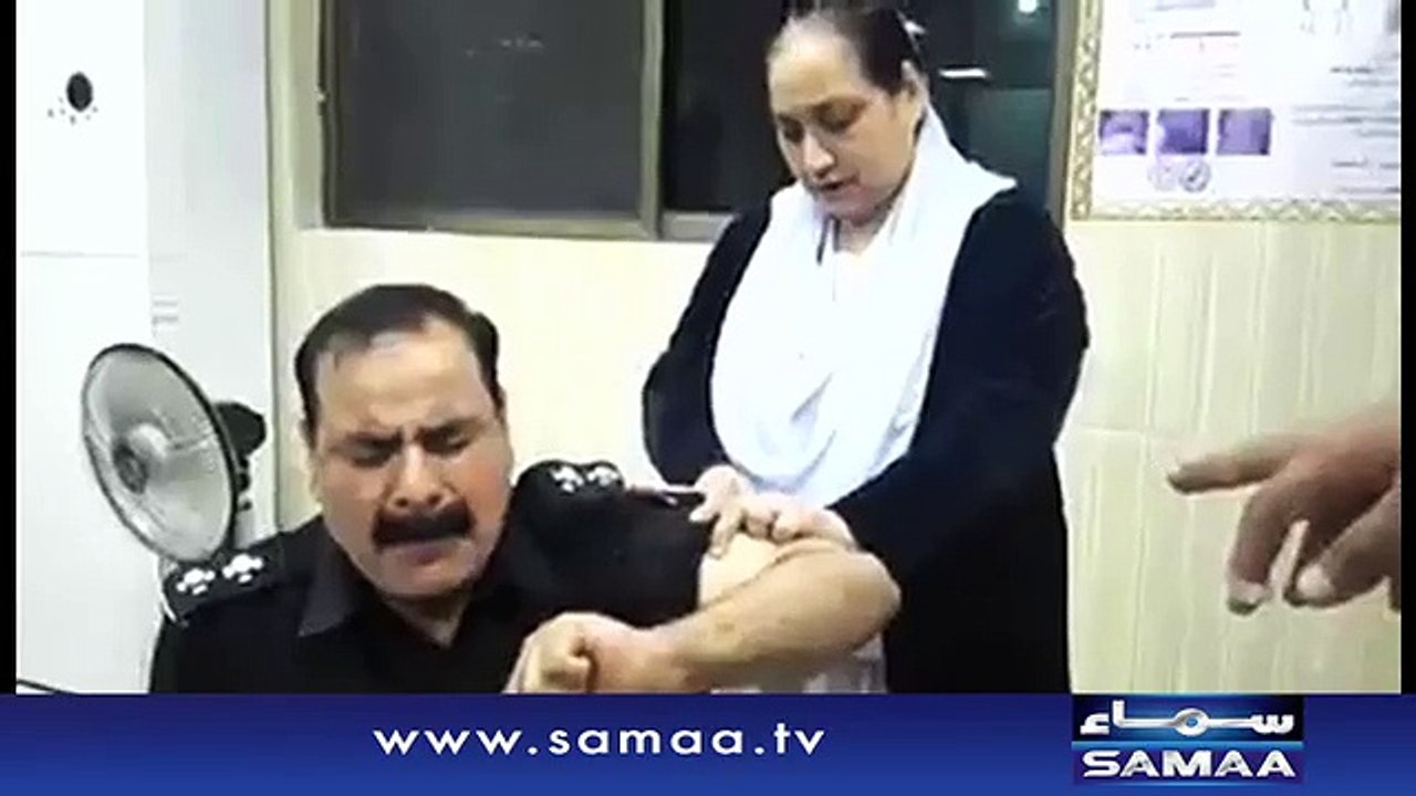 Police man and Injection