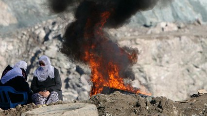 تلاش برای نجات ۱۳ کارگر گرفتار شده در ریزش معدن در ترکیه