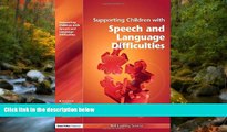 READ book  Supporting Children with Speech and Language Difficulties (David Fulton / Nasen)