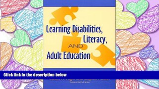 Pdf Online   Learning Disabilities, Literacy and Adult Education