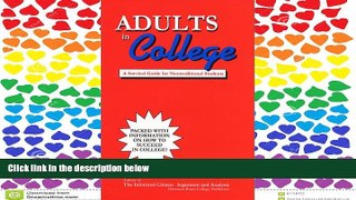 Fresh eBook  Adults in College: A Survival Guide for Nontraditional Students