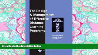 FULL ONLINE  The Design and Management of Effective Distance Learning Programs