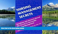 Choose Book Nursing Management Secrets, 1e