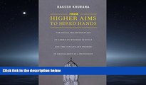 Online eBook  From Higher Aims to Hired Hands: The Social Transformation of American Business