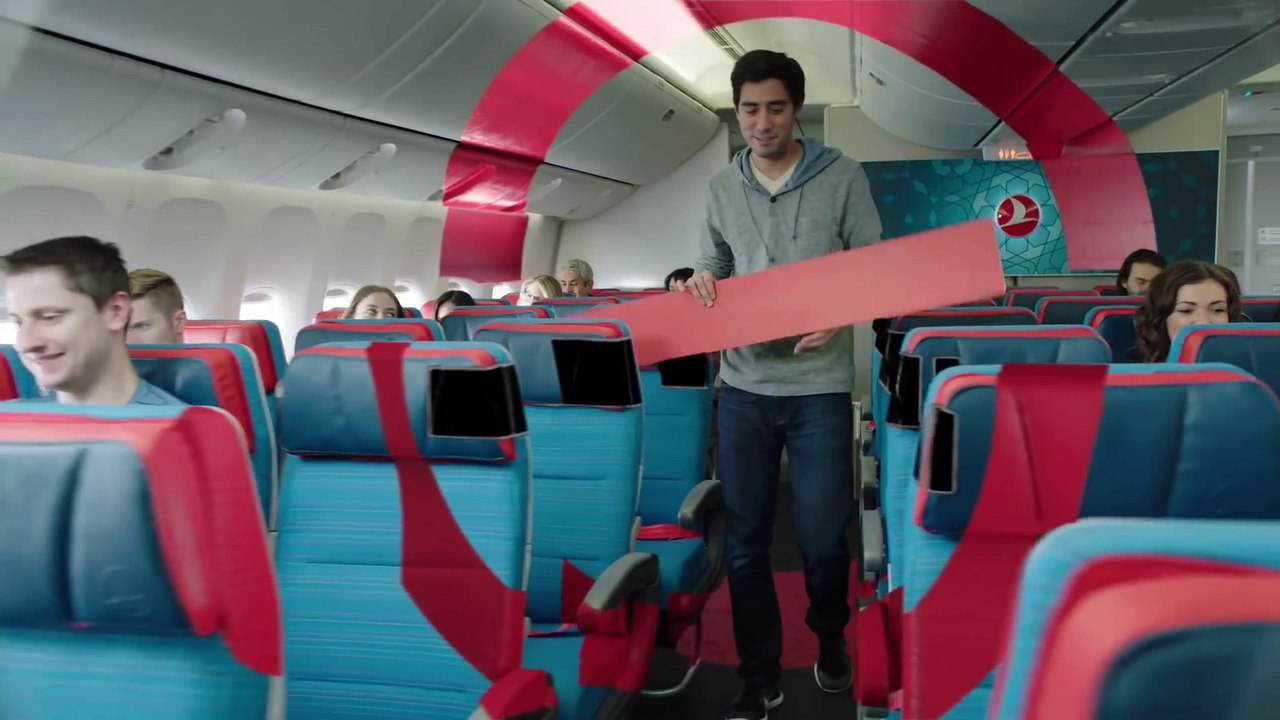AWESOME ! Turkish Airlines Safety Video with Zach King (2016)