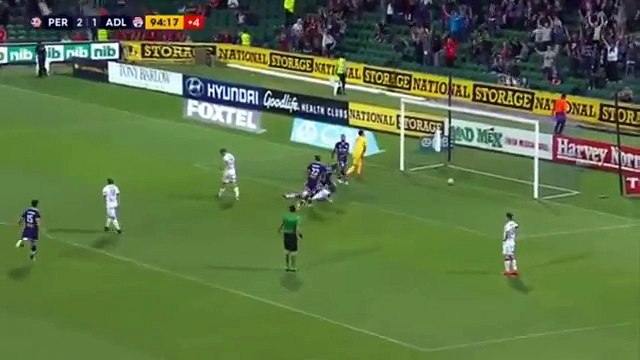 Andy Keogh Goal ● Perth Glory FC 3-1 Adelaide United ● Australian A-League 18-11-2016